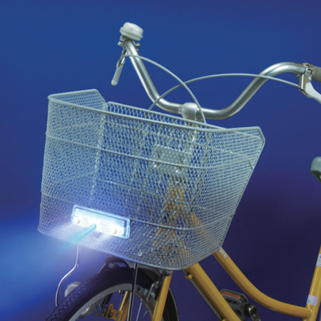 スマイルキッズ商品 前かご用3LEDサイクルライト