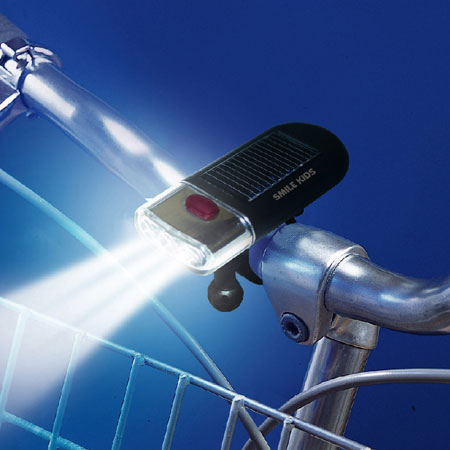 スマイルキッズ商品　ソーラースリムサイクルライト