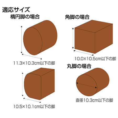 スマイルキッズ商品 こたつの高さをあげる足ジャンボ