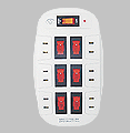 スマイルキッズ/雷ガード付4口節電コンセント