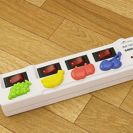 スマイルキッズ商品 フルーツコンセントカバー